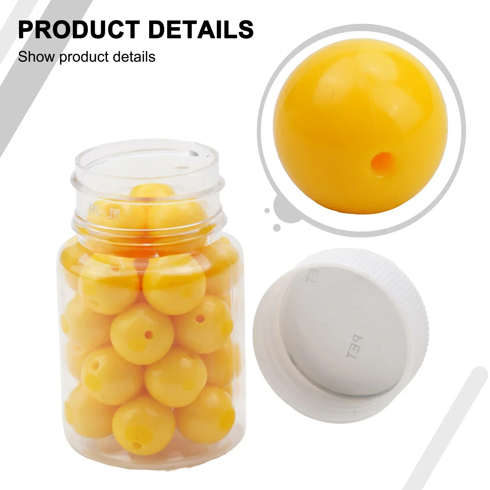 Floating Ball Bait Corn Flavor Fishing Float Beads Bottled Silicone Soft Bait Fishing Lure Foam Floats Ball Beads