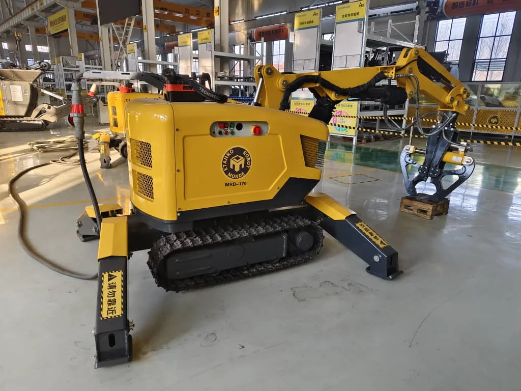 New Diesel-driven Generator Demolition Hammer Robot Electric Robot For Tunnel Digging With Remote Control