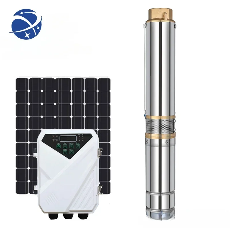 YYHCsolar system for deep well pump solar panel water pump set solar deep well pump