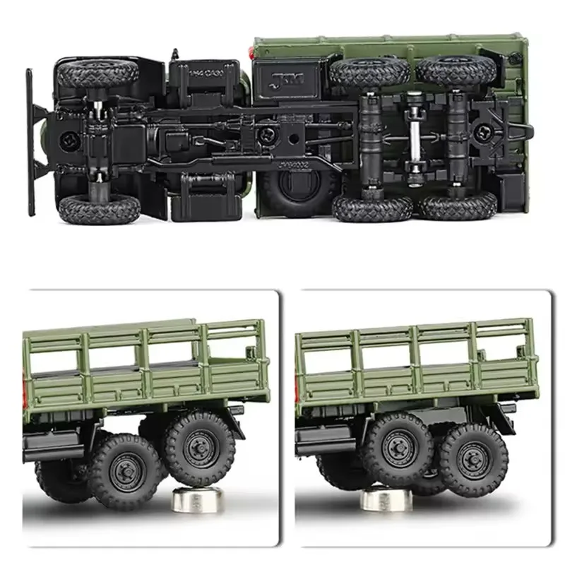 1/64 Oude Jiefang CA30/MV3 Militair Transportvoertuig Legering Motorvoertuig Diecast Metaal Model Kinderen Kerstcadeau Speelgoed voor Jongens