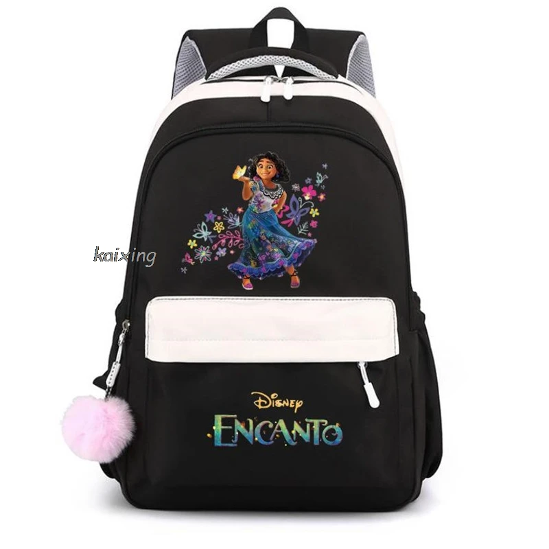 Hot New movie Encanto Mochila Quality Large Capacity Backpack Youth Fashion Trend 4 Color Shoulder Bag Students Knapsack