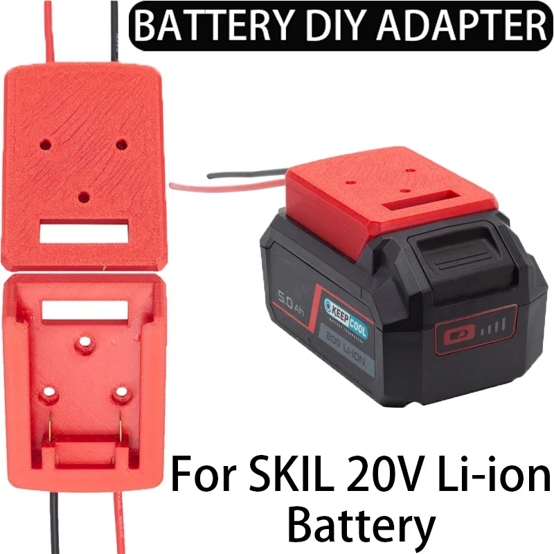 

DIY Adapter for SKIL 20V Li-Ion Battery Adapter Performancer Connector 14AWG DIY Adapter for Foy Machines, Cars