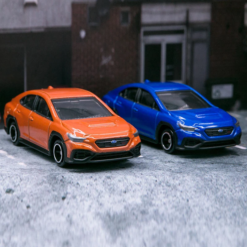 Takara TOMY 스바루 시리즈 STI BRZ Forester IMPREZA WRX 합금 럭셔리카 로고 모델, 다이캐스트 레이싱 카 차량 모델 시뮬레이션 장난감