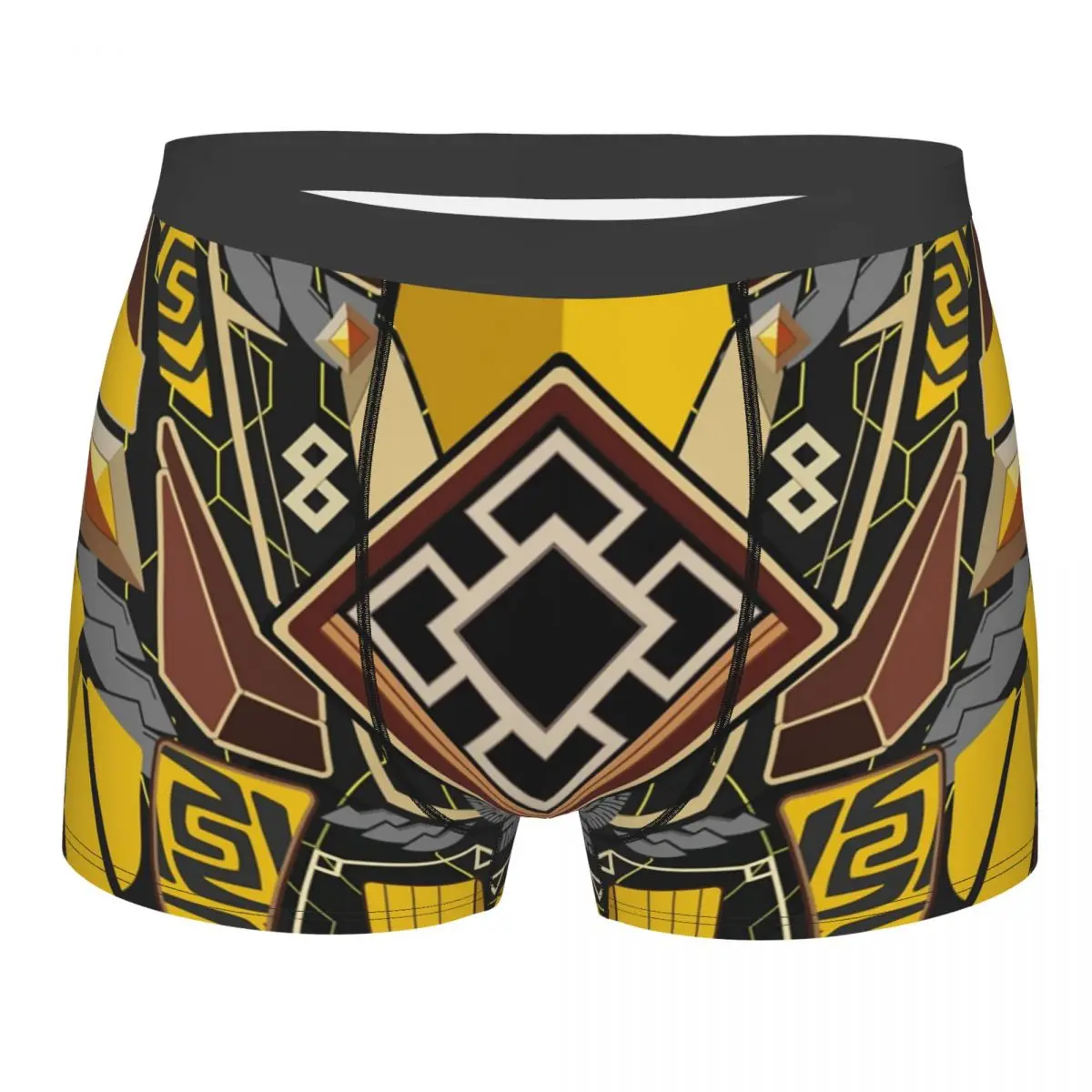 Novelty Zhongli Genshin Impact By Jonetsu Store Boxers Shorts Underpants Male Comfortable Video Games Briefs Underwear