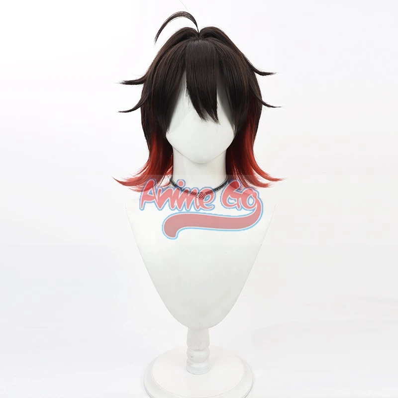 Genshin Impact Gaming Cosplay Peruca, Gradiente cabelo perucas, Cos Acessório, C08988