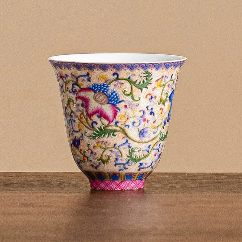 

Enamel Scented Women S High Beauty Set Chinese Ceramic Kung Fu Tea Master Cup Single