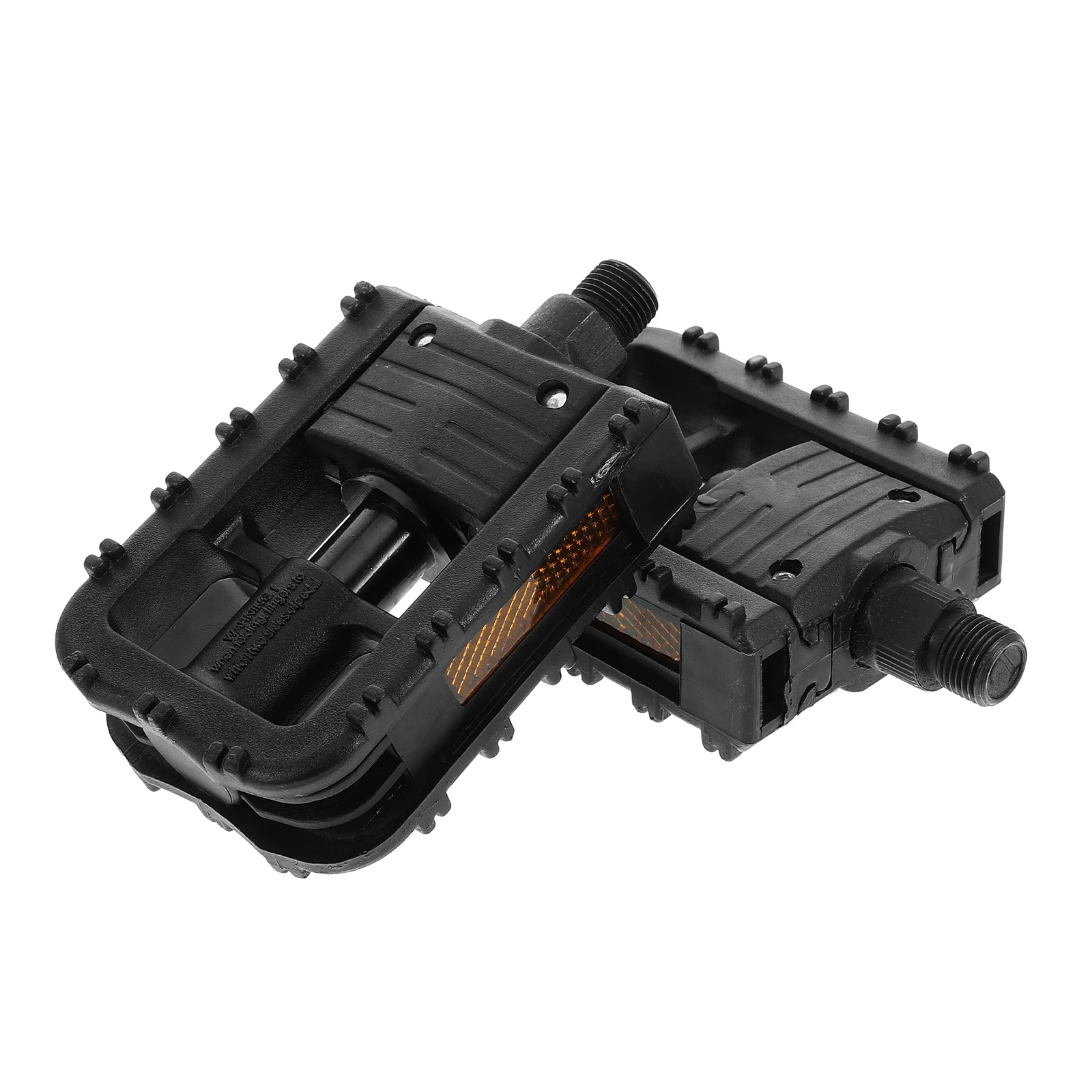 

2pcs Foot Pedal Bearings Foldable Lightweight Aluminum Mountain Bike Plastic Ergonomic Flat Pedals for Bicycles Nonslip Wide