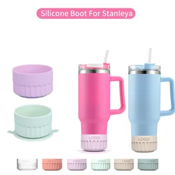 Protective Water Bottle Bottom Sleeve Cover Silicone Cup Bottom Protective Cover Cup Holder For Stanley 20/30/40oz Tumbler