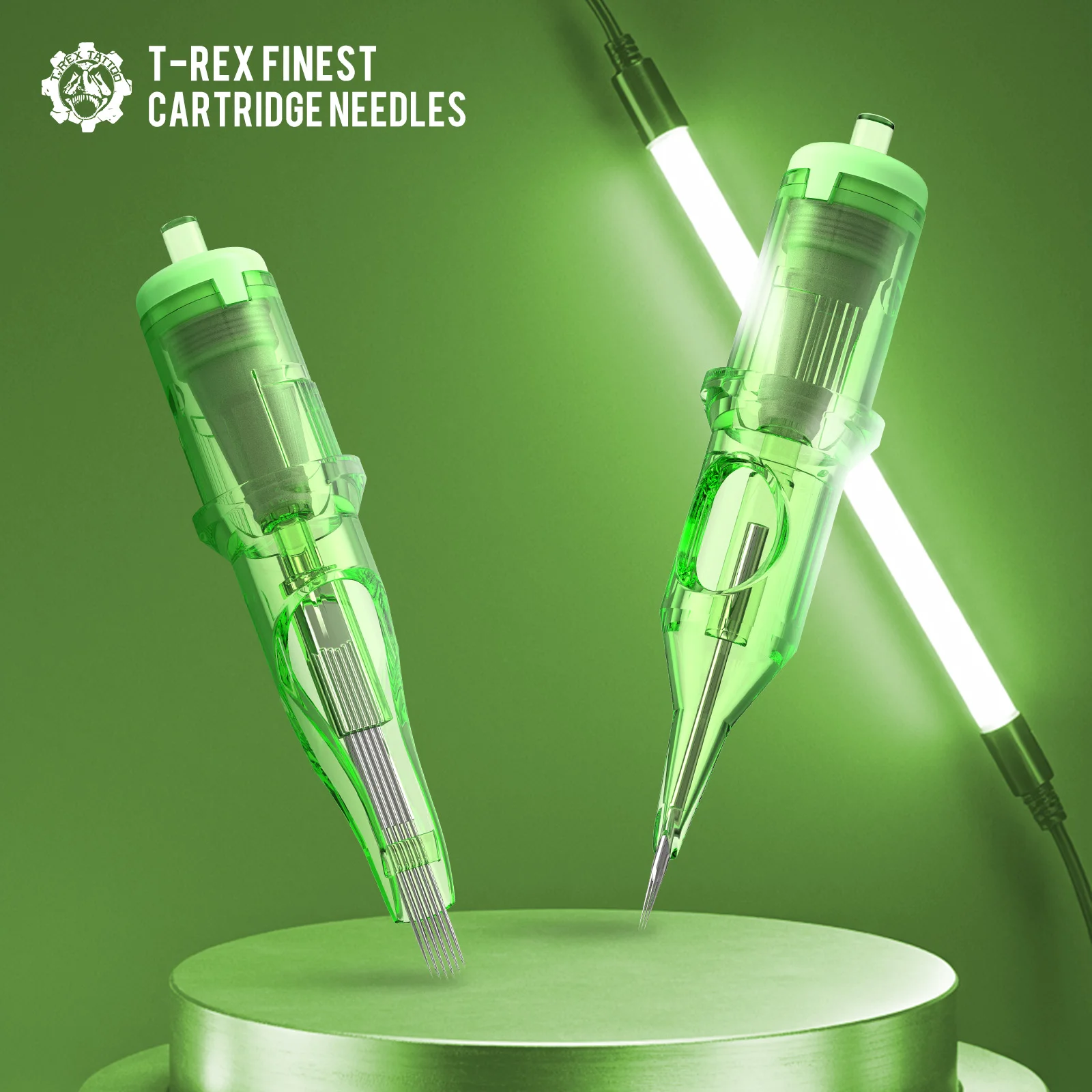 

T-Rex 20pcs tattoo cartridge needle 0.35mm permanent makeup tattoo needle RL/RM round bushing sterile safety tattoo needle