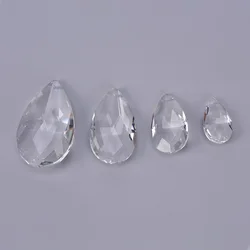 1pc Clear Chandelier Glass Crystals Lamp Multi Faceted Bead Hanging Drops Pendants