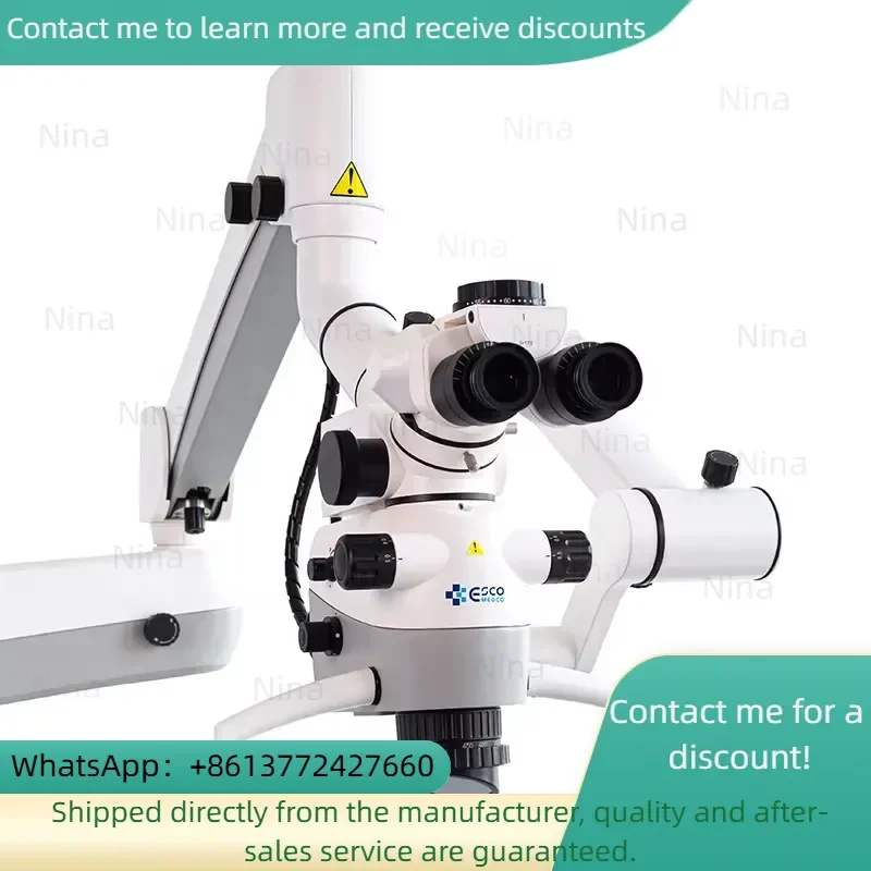 Cheap 3d Microscope with Automatic Zoom Binocular and Camera for Surgery