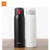 Original Xiaomi Mijia VIOMI Thermos Stainless Steel Cup Flask Water Bottle Cup 24 Hours Thermos 300ML 460ML Single Hand ON/Close