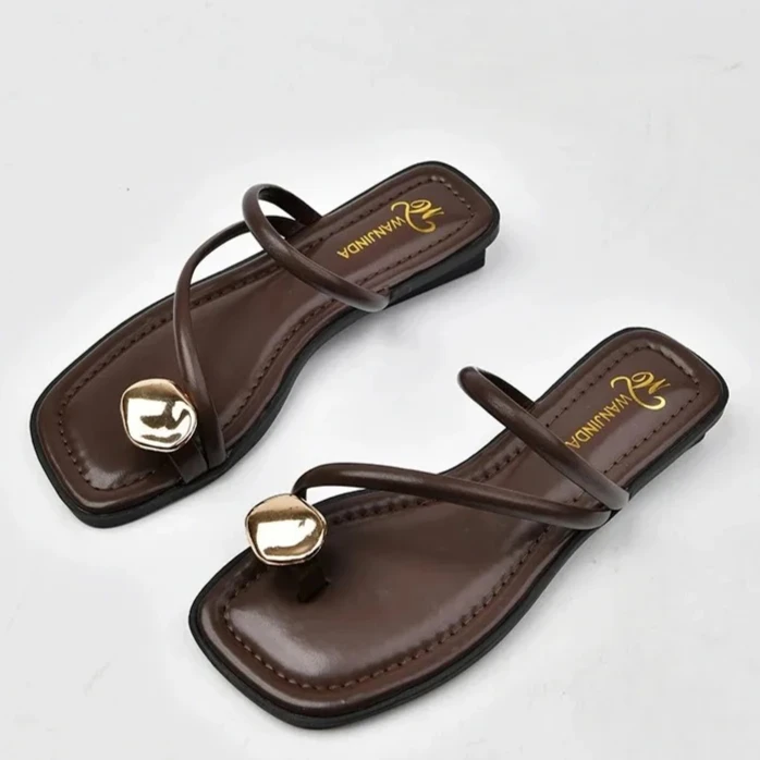 

Sandals Woman Luxury Shoes for Women Slipper Toe Ring Flip Flops Woman Hiking Sandal Mules Women's Slippers Summer Shoes Sale