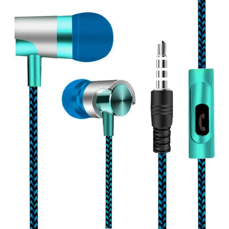 Wired In-ear Earphone In Ear Noise Cancellation Ergonomic Design Stereo Sports Music Headphones For Mobile Phone Everyday Use