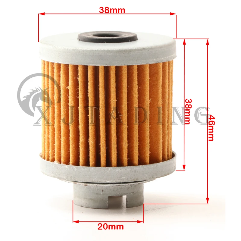 Yellow Oil Filters for YX 150cc 160cc Zongshen 155cc ZS155 Engine Pit Bike Motorcycle