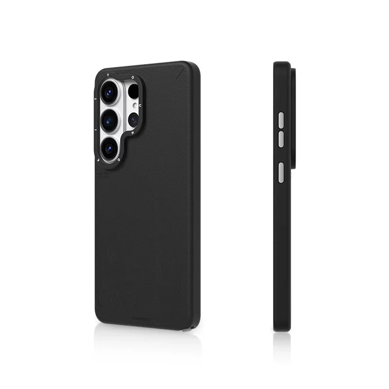 YOUNGKIT for Samsung Galaxy S26 Ultra Case Magnetic Frosted Leather Texture Cover Anti-Drop Shockproof Slim