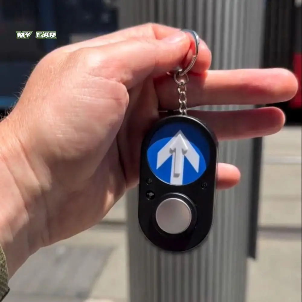 

Australian Sidewalk Traffic Light Button Keychain Commemorative Handheld Press To Make Sound Keychain Sound Accessory Funny