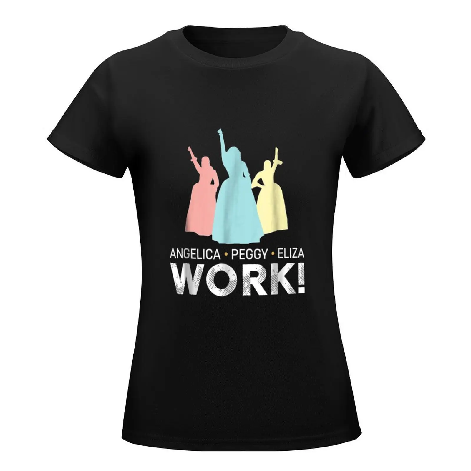 Angelicas Eliza and Peggy Works Schuyler Sisterss T-Shirt summer top shirts graphic tees Women's t-shirt