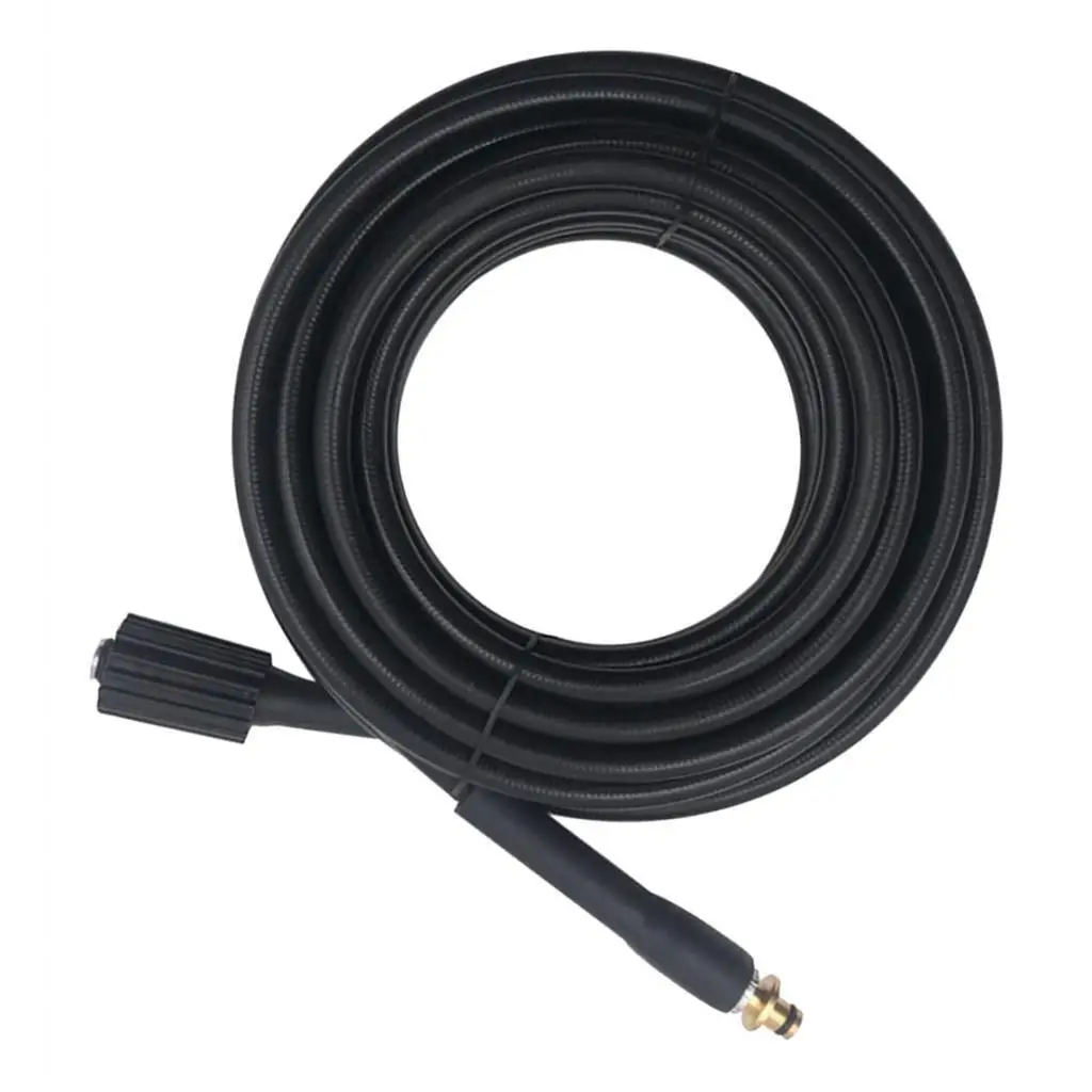 Black Flexible And Reliable Replacement Hose For Water Jet Pressure Washer Lengthened And Thickened