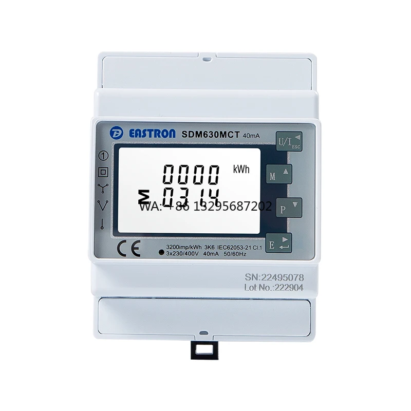 

Practical and Cheap SDM630MCT-40mA Three Phase Anti-current Meter for Photovoltaic System