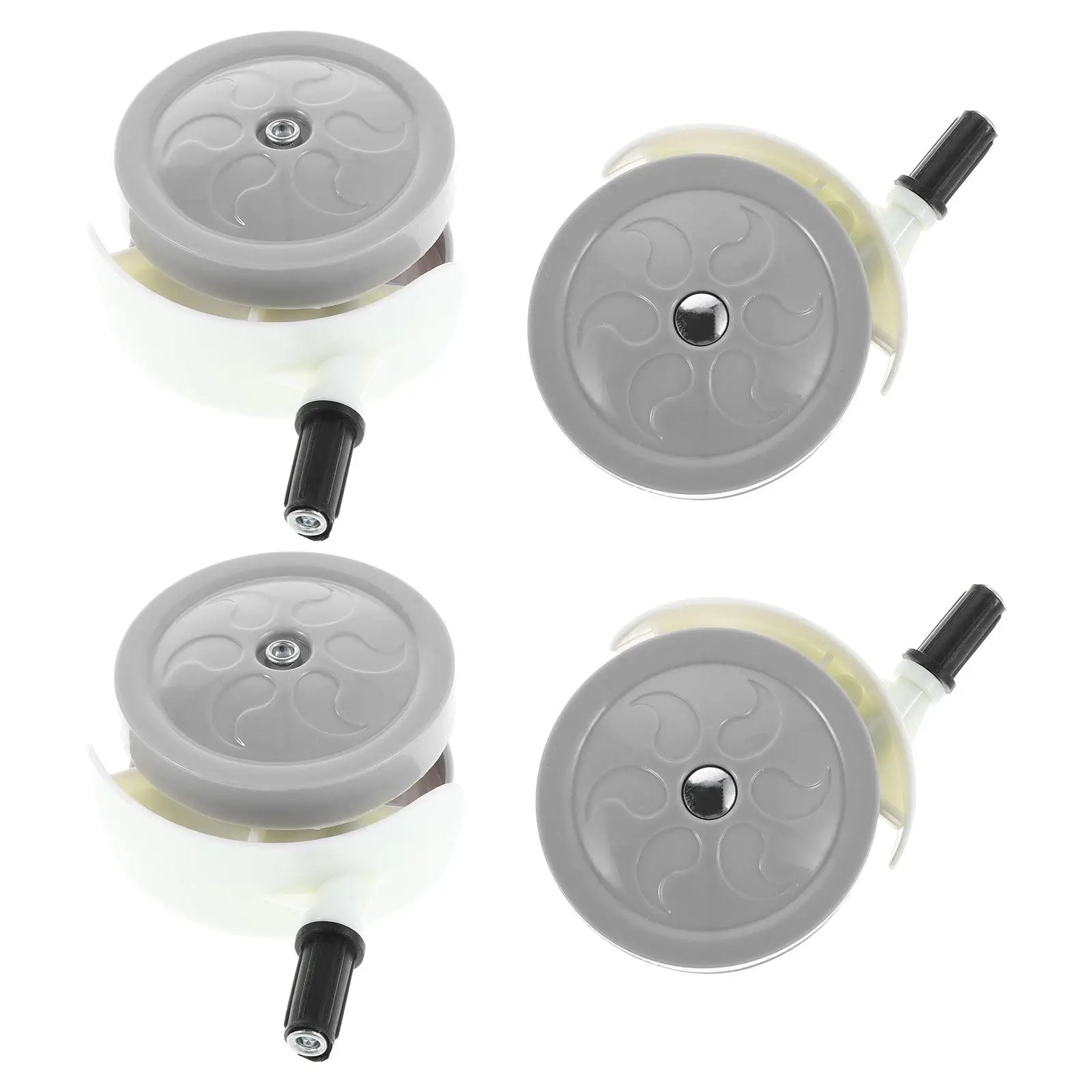 4Pcs Baby Stroller Replacement Wheels 3.81x2.75 Inch Quiet Smooth Rolling Swivel Caster Wheels Universal Fit for Walkers Prams