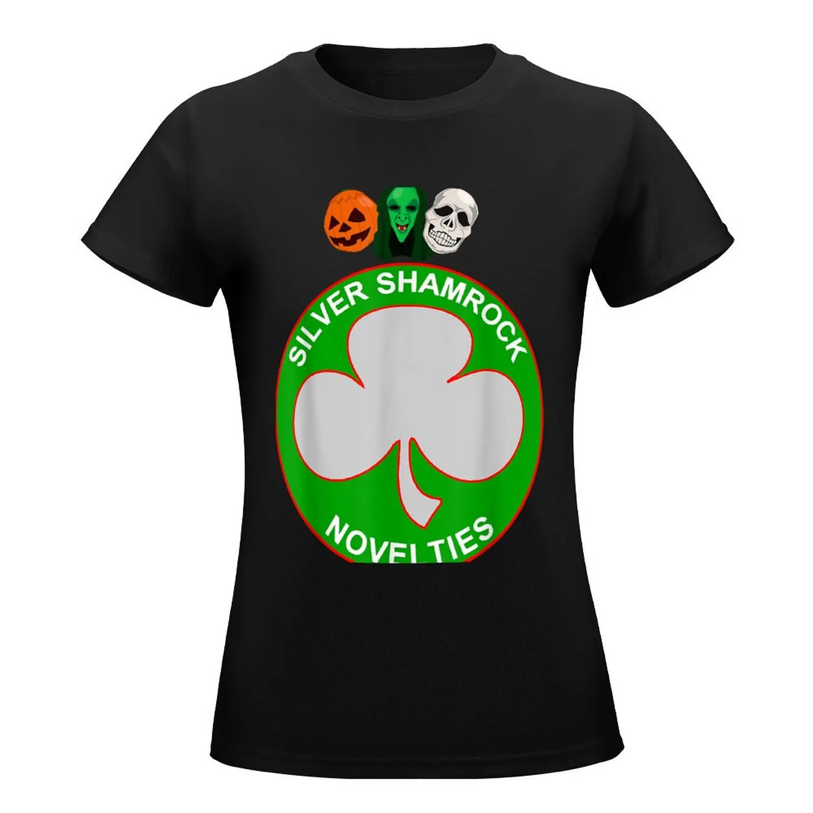 Halloween III Silver Shamrock T-Shirt summer tops blanks customizeds animal prinfor luxury designer clothing Women