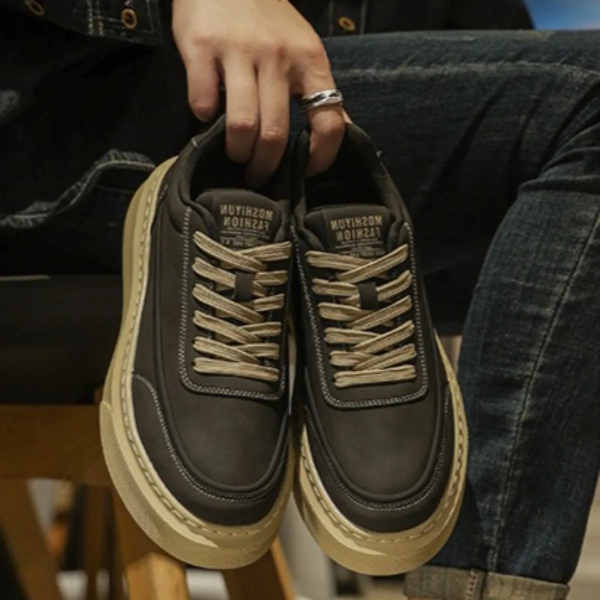 

Men's Breathable Mesh Sport Sneakers - Non-Slip Lightweight Casual Shoes, Fashion Outdoor Running Shoes for Daily & Sports Wear