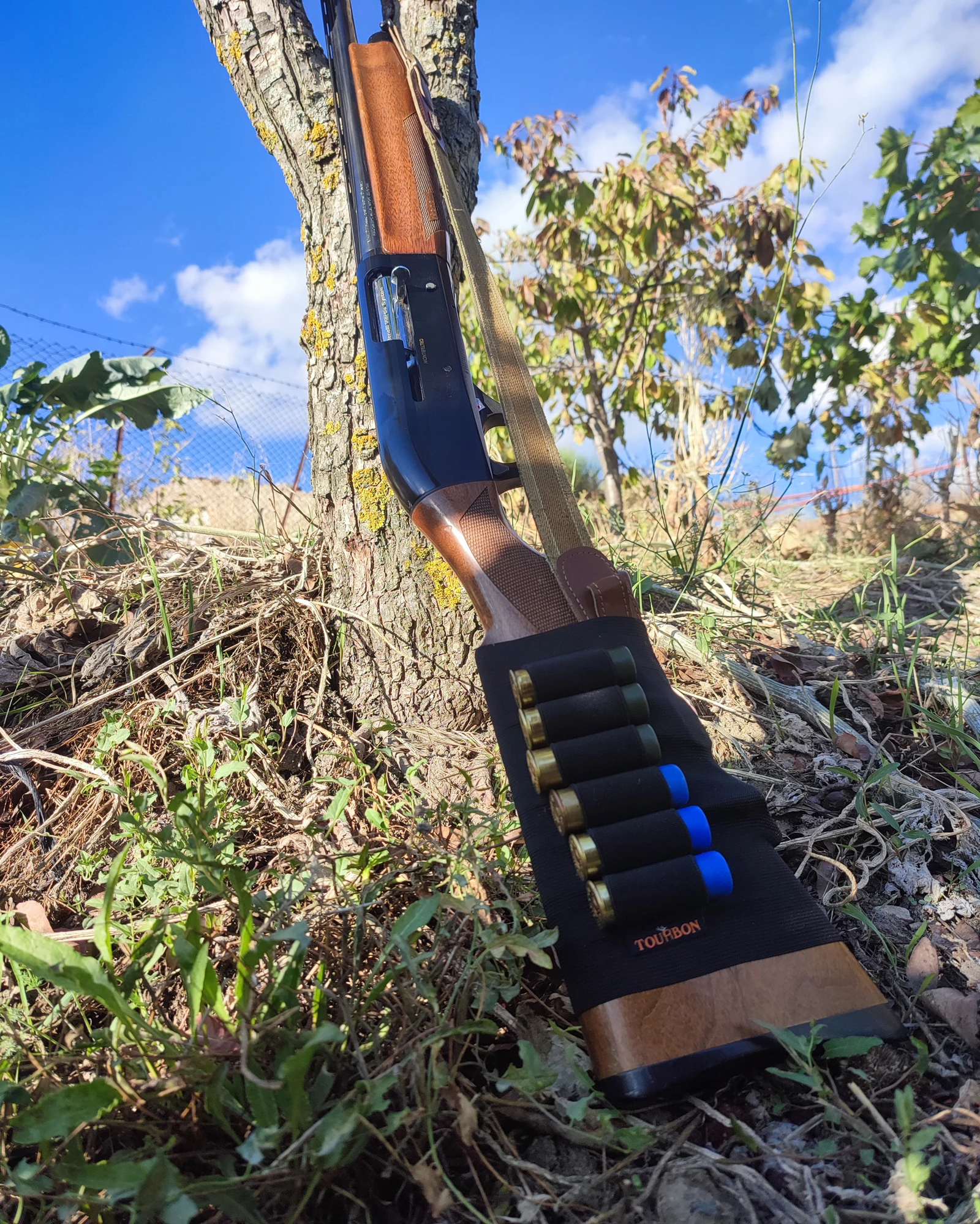 

Эластичный чехол для приклада ружья Tourbon с держателем для 6 патронов, эластичный рукав-чехол для охоты