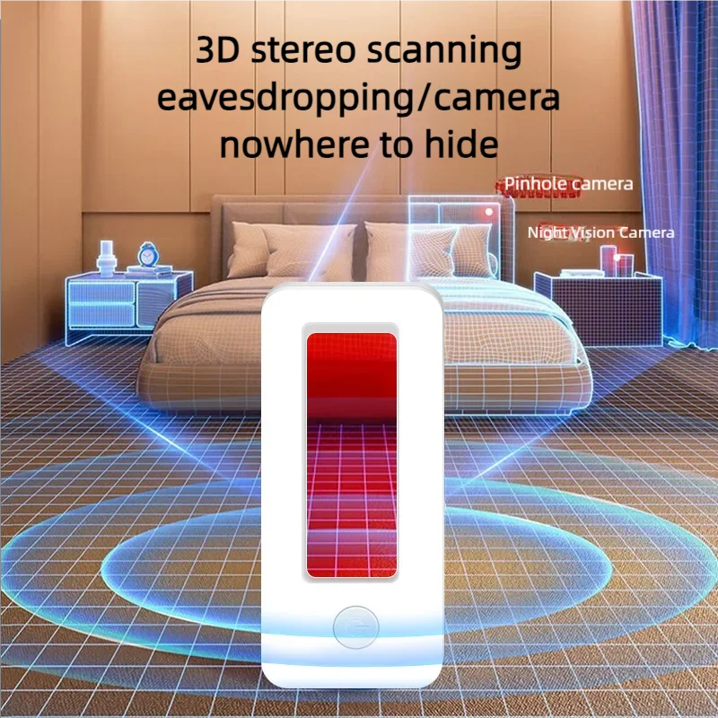 Hidden camera detector scanner professional safety protection anti Spy tool infrared camera signal home safety search device