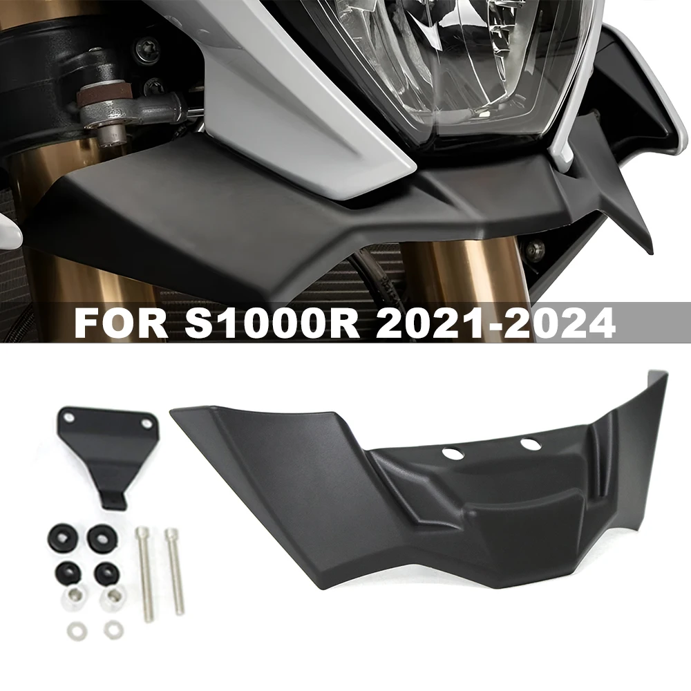 

Новый для BMW S1000R 2021 2022 2023 S 1000 R S1000 R обтекатель крыла прижимная сила голый передний аэродинамический спойлер крылышко мотоцикла