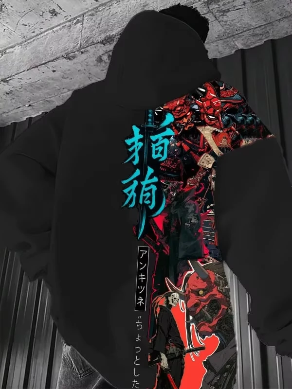Japanese Anime 3d Print Hoodie Men Women Fashion Sexy Samurai Tracksuit Casual Hoodie Sweatshirt Autumn Winter Clothes Y2k Coat