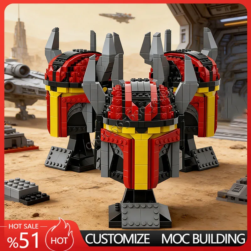 جديد 737 قطعة خطة النجوم MOC خوذة غار ساكسون MOC سفينة الفضاء نموذج معركة لتقوم بها بنفسك بناء كتل العمارة التعليم التجمع نموذج اللعب