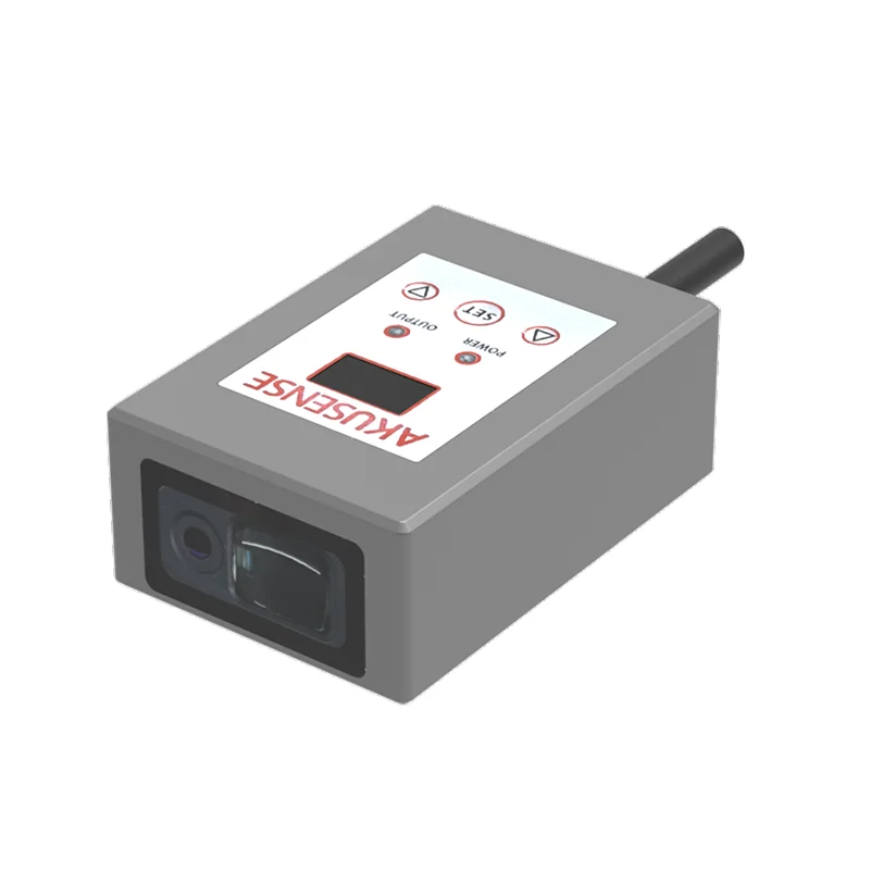 AKUSENSE PX-FM08 TOF Sensing 0.05-8m Laser Displacement Sensor Long Detecting Range Optical RS232/485/Analog 24V DC 1.5ms