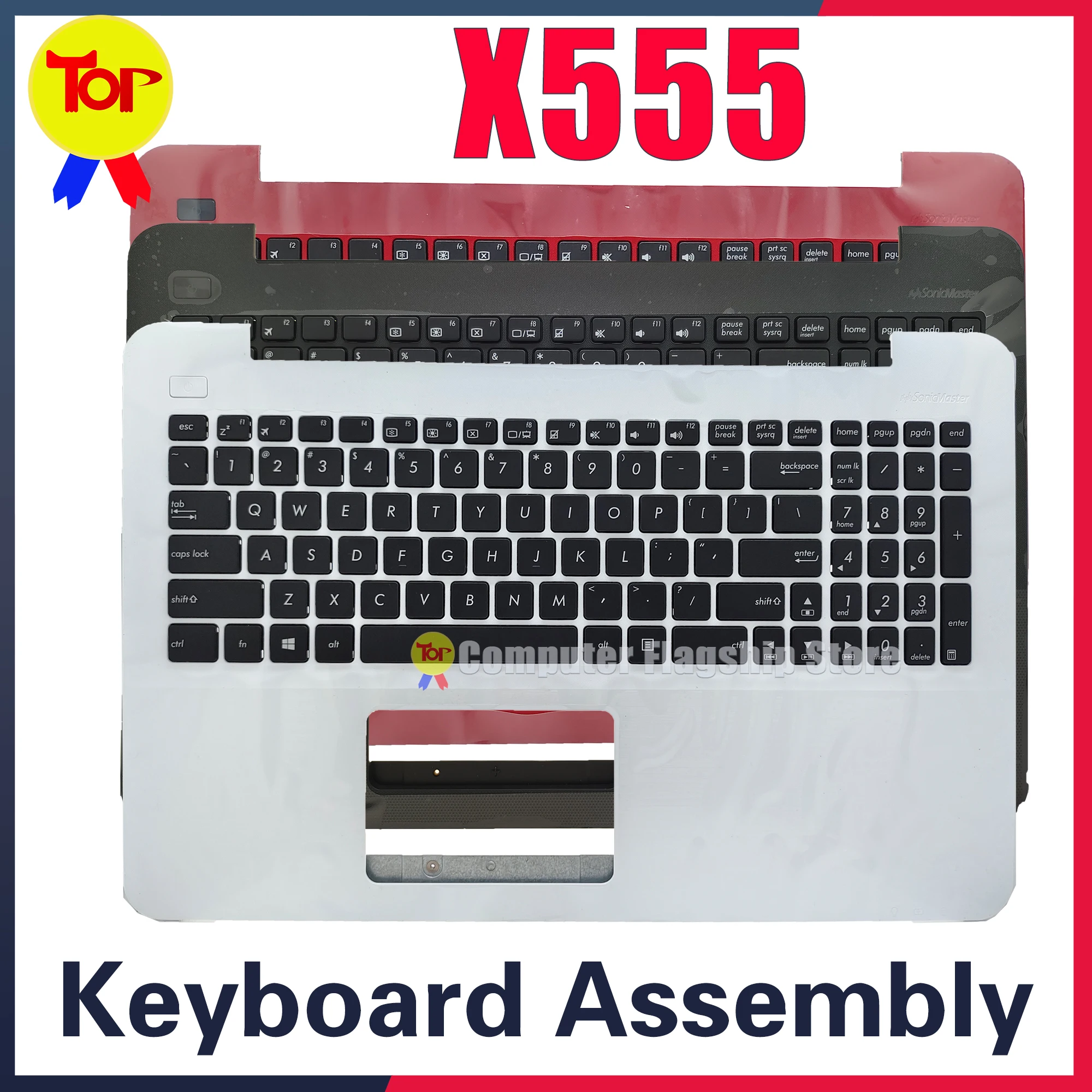 

X555L For Laptop Keyboard cover X555LD X555LJ X555LP X555QG X555DG K555L A555Q A555D V555L F555L F555U Palmrest Shell Assembly