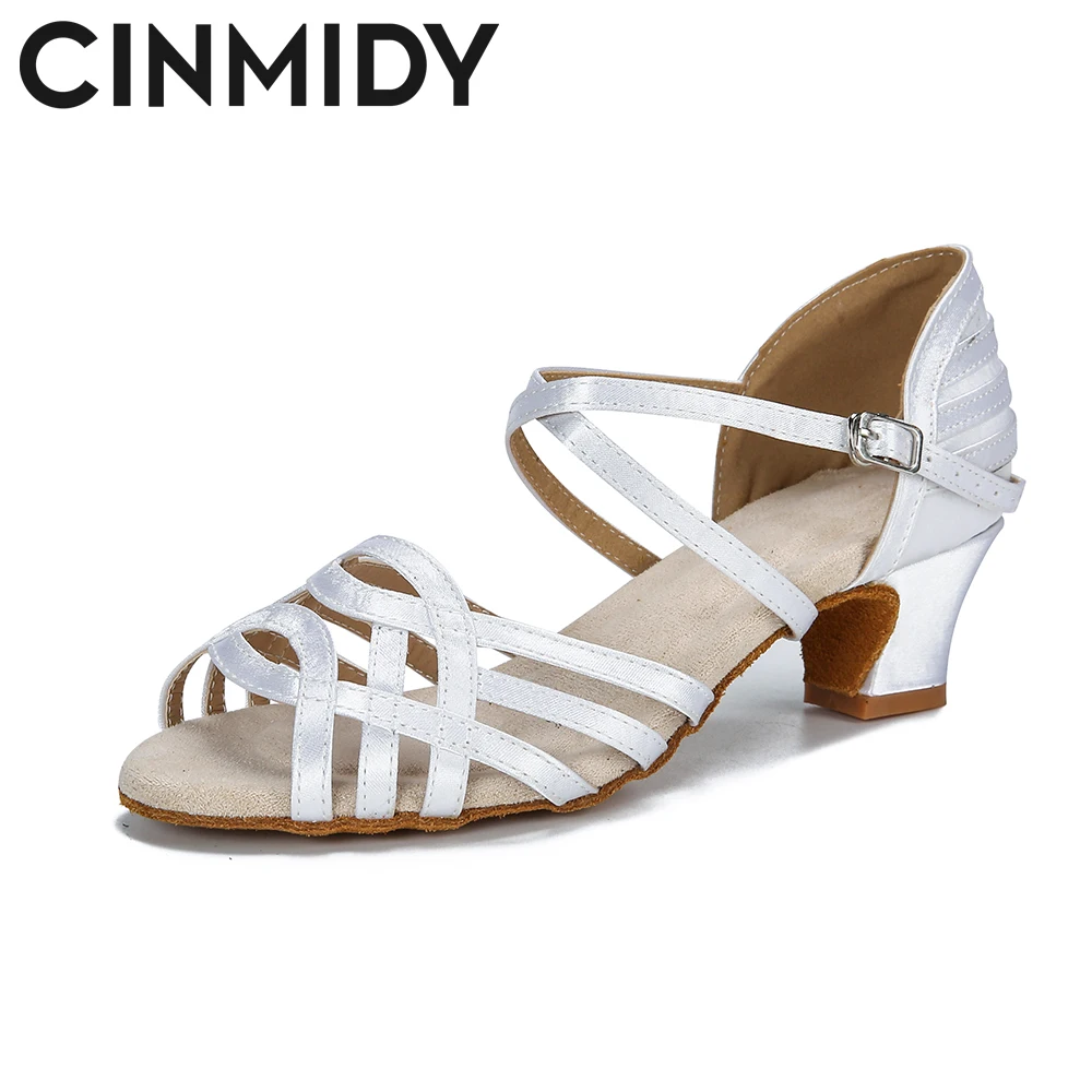 cinmidy-レディース-サテン-ダンスシューズ-ホワイト-ラテンダンスシューズ-タンゴ-サルサ-ボールルームダンス-ヒール-女性用-パーティーシューズ