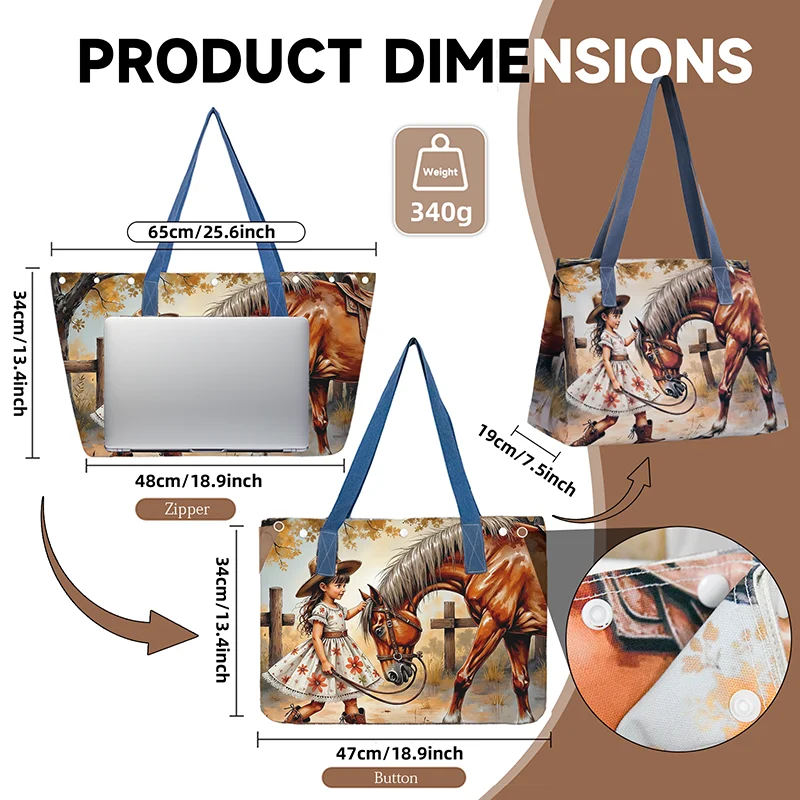 Foldable Women Handbag Oil Painting The Kiss Totes Bag Gustav Klimt Extra Large Capacity Storage Bags for Travel Ladie Beach Bag view 2