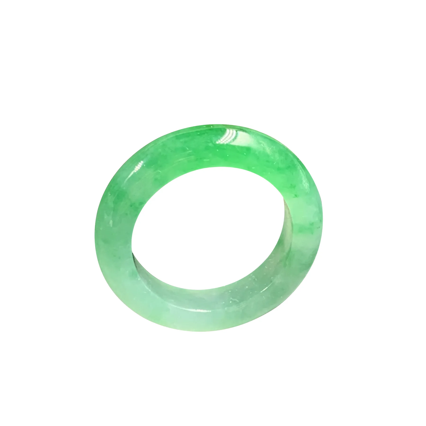 Natural 100%real green Myanmar jadeite ring, handmade sculpture simple jade ring, women party wedding jewelry gift rings for men