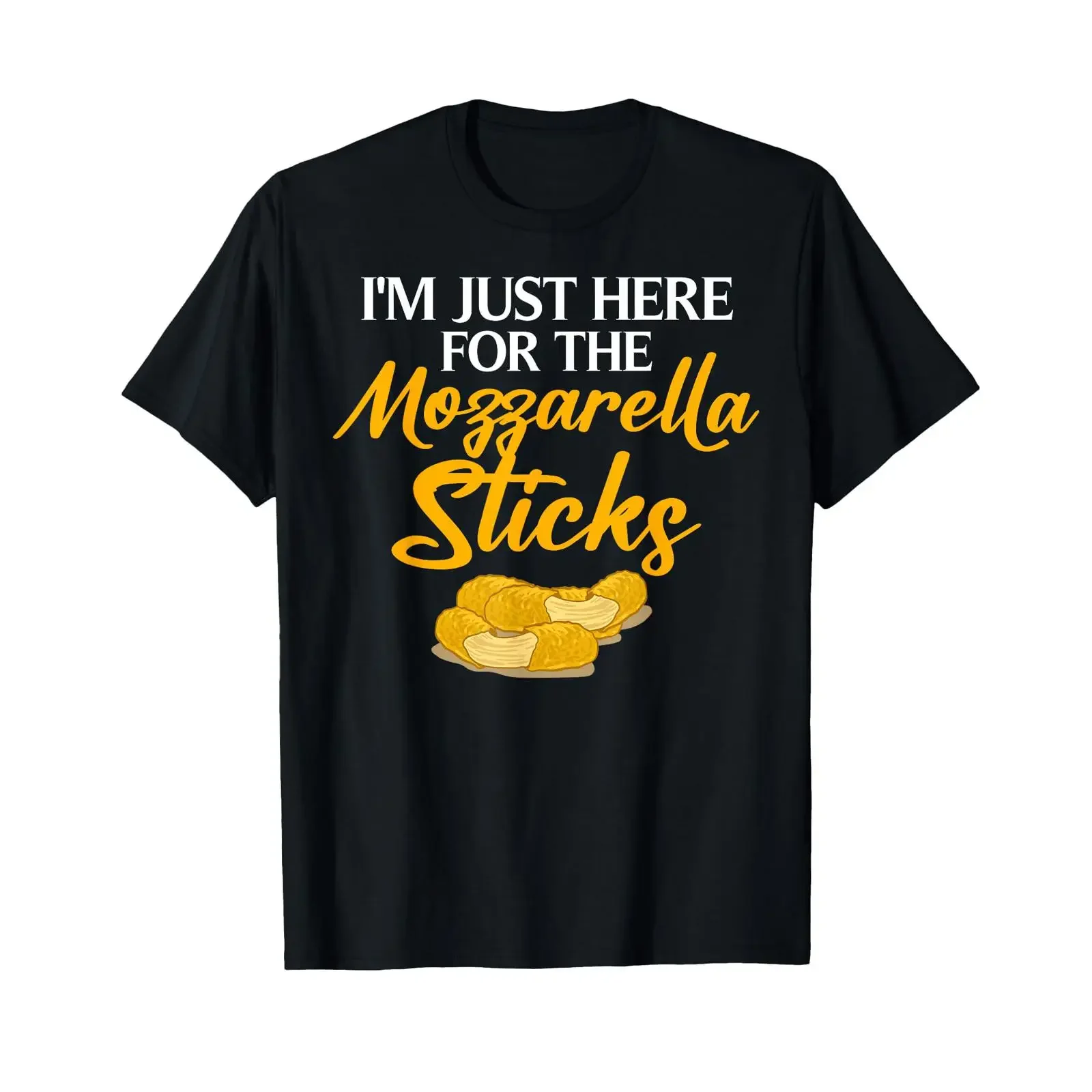 Mozzarella Sticks Lustiges Käsefutter Rezept T-Shirt im Vintage-Stil, gewaschenes, weiches Oberteil für den Alltag, modisch, atmungsaktiv, dehnbar