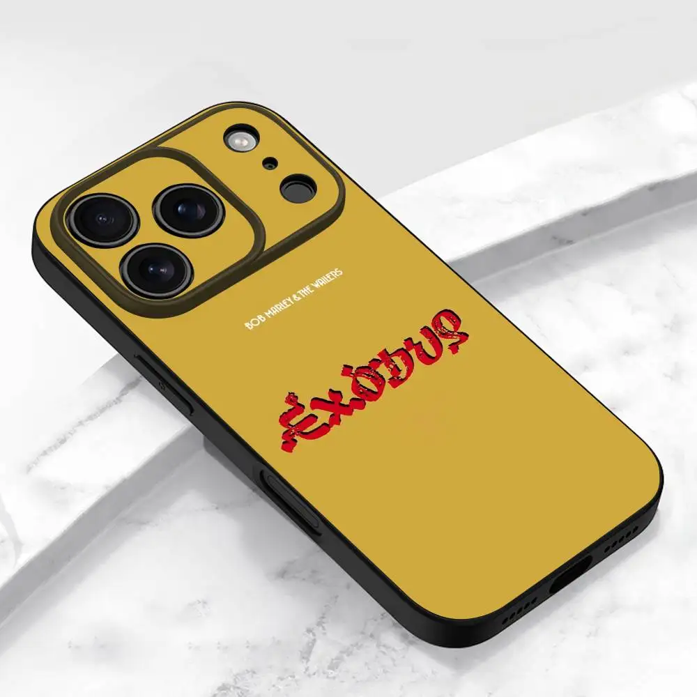Чехол для телефона B-Bob Marley Exodus для iPhone 17,16,15,14,13,12,11,Pro,Max,Plus,E,Air,Mini Защитный черный чехол