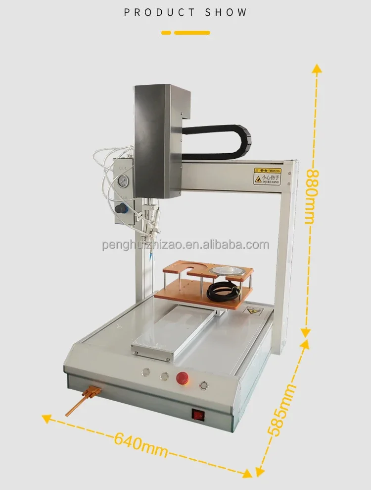 Rotary 4 Axis Dispenser High Precision Adhesive Dispensing Machine Automatic Rotation Glue Dispensing Machine