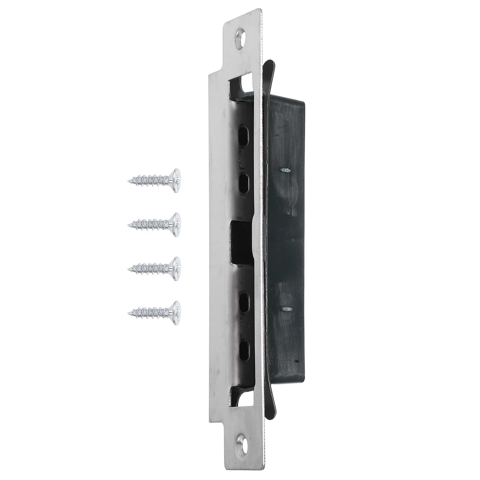 

Door Lock Guide Plate Reinforced Stainless Steel Strike Plate for Interior Doors Durable Security Door Lock Accessories