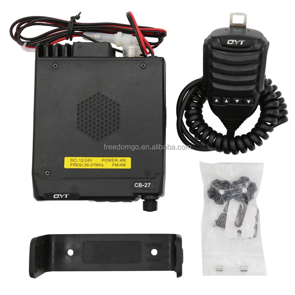 Qyt Cb-27 Mini Wireless Communication Two Way Radio Long Range Base Station Antenna Hf Transceiver Mobile Qyt Cb27 Car Radio