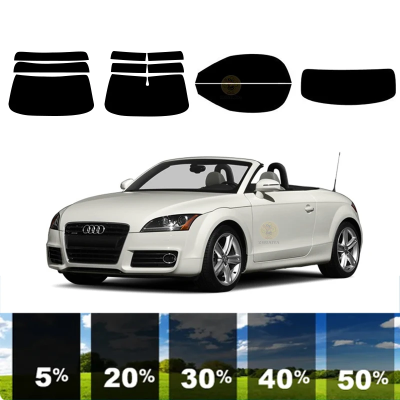 

precut Removable Window Tint Film For Car 100% UVR 5%-35%VLT Heat Insulation Carbon ﻿For AUDI TT 2 DR CONVERTIBLE 2008-2015