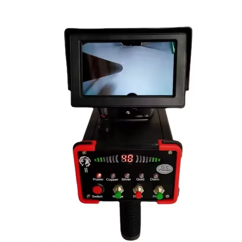 GR1500 Metal Detector with Camera 99m Range 16m Depth Professional Gold Silver Gem Diamond Industrial Metal Detectors
