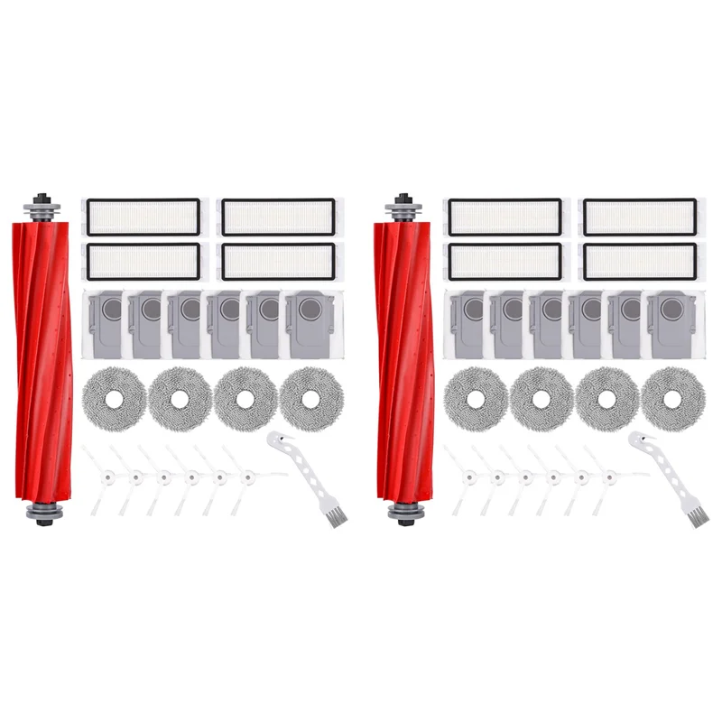 

Набор A36T-2 для Roborock Q Revo PRO/Q Revo S/Q Revo Maxv, детали робота-пылесоса, основная боковая щетка, фильтр Hepa, швабра, тканевые мешки для пыли
