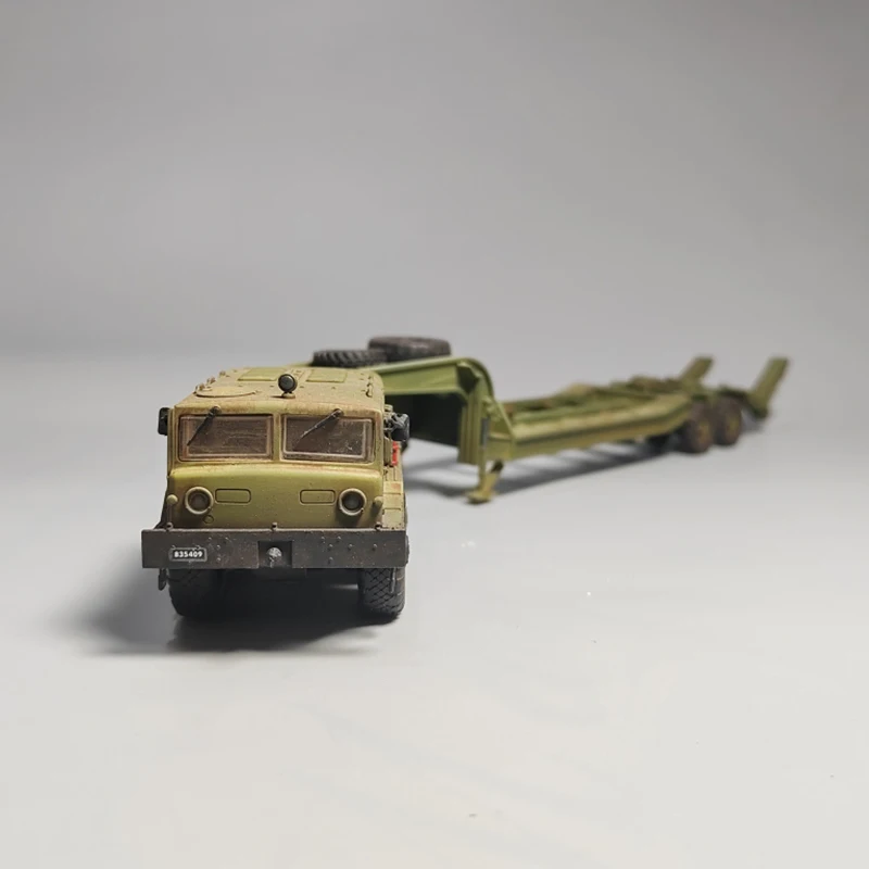 PVC Plastic 1:72 Scale Military MAZ-537G Tank Trailer Toys Cars Model Classics Adult Collection Souvenir Gifts Static Display