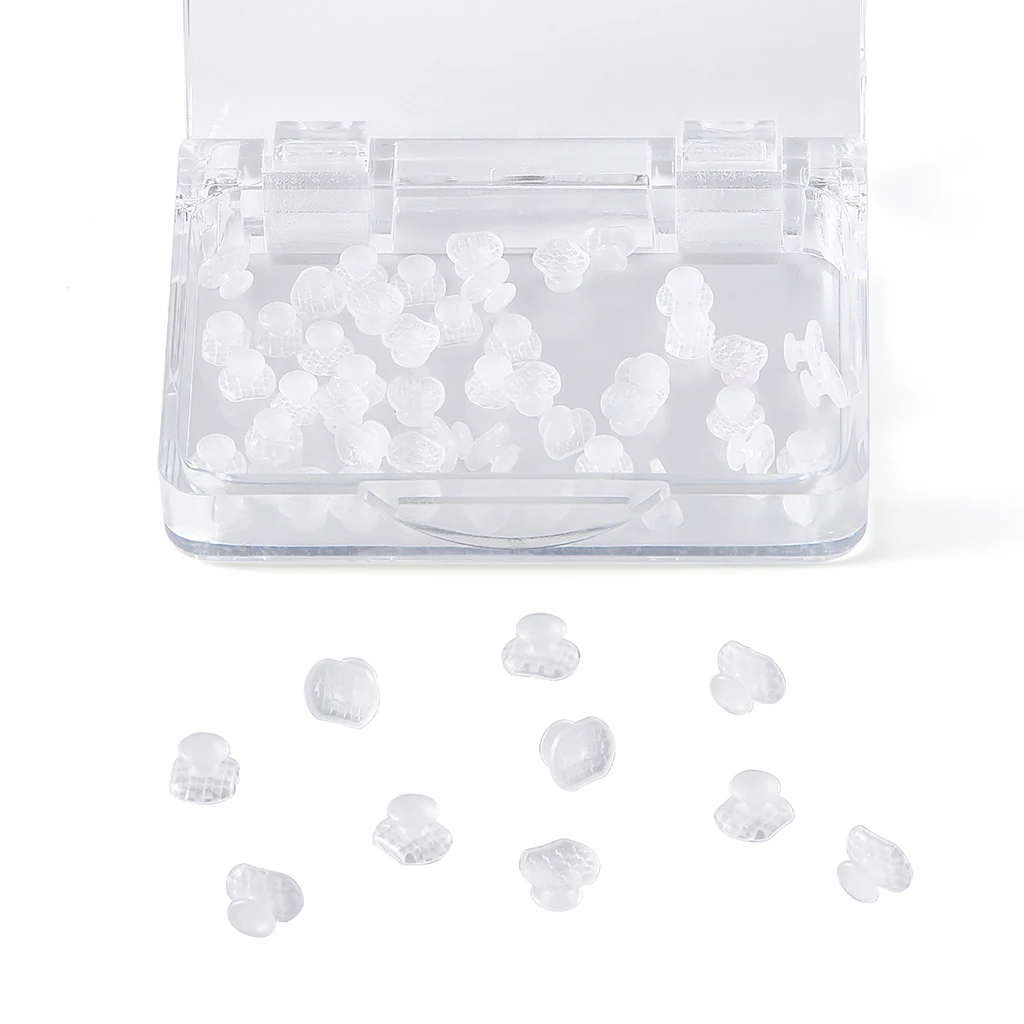 50 Stück/Box AZDENT Dental-Kieferorthopädische Lingual-Knöpfe mit Loch, klebbare runde Basis, Zahnmedizinmaterial aus Edelstahl – Detail 23