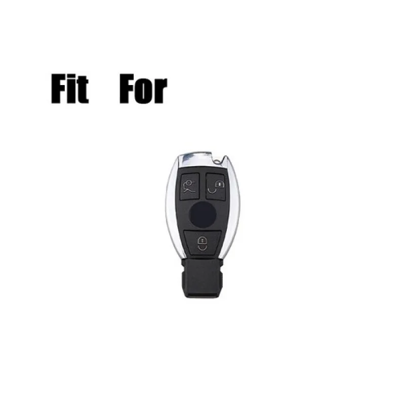 A + جلد الغزال سيارة مفتاح فوب غطاء لمرسيدس بنز C E S G CLS CLA CLK GLK #2