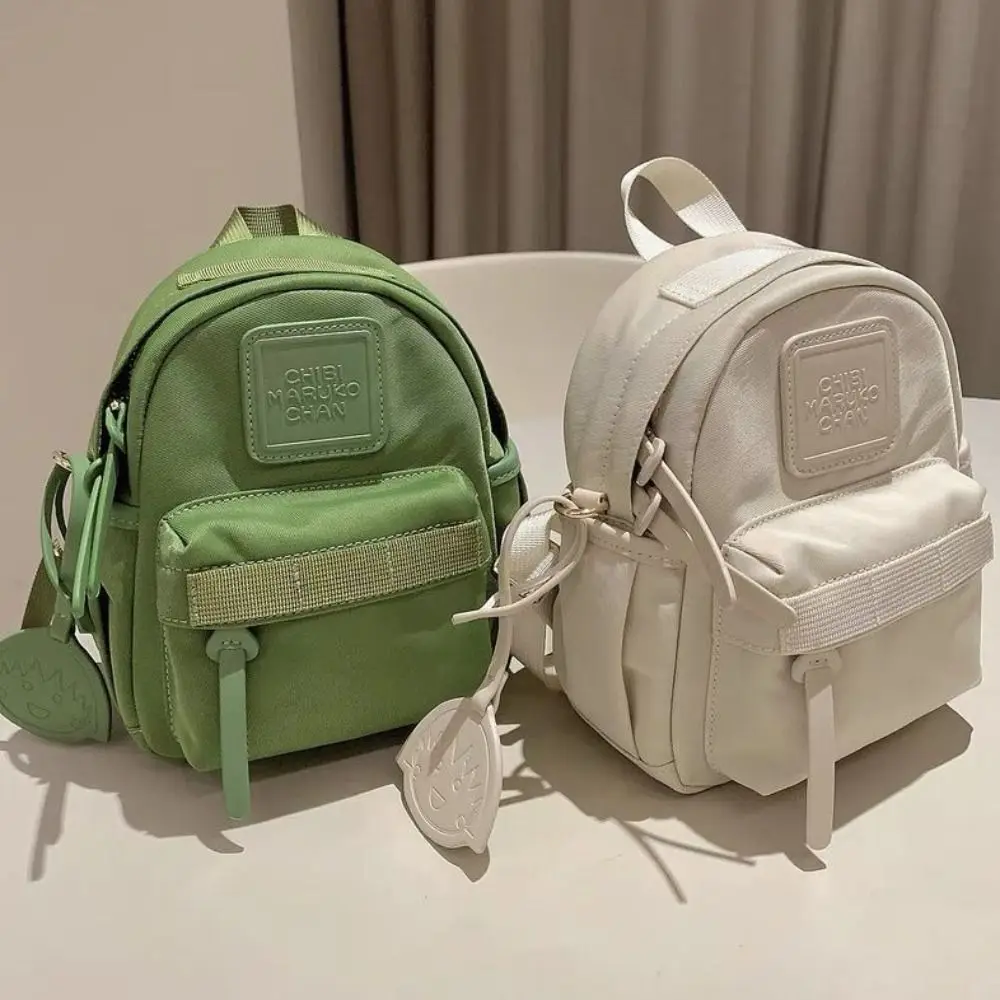 Backpack Small Bags Girls Solid Color Backpack Outdoor Leisure Women Mini Backpack Canvas Backpack School Bags Travel Backpack