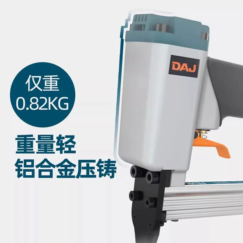 DAJ النجارة مسدس مسامير هوائي خاص 1013J ساحة مسدس مسامير U على شكل مسدس مسامير مسمار مطلق النار الديكور مسدس مسامير هوائي